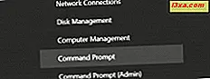 Tilføj Kontrolpanel og Kommandoprompt til WinX-menuen, i Windows 10