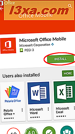 Cách cài đặt ứng dụng Microsoft Office cho Android