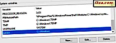 Creëer gebruikers- en systeemomgevingvariabelen in Windows 7 & Windows 8